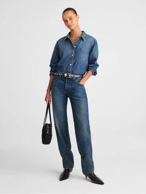 Madewell The Dean Easy Straight Jean Size 27